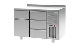 Стол холодильный POLAIR TM2-13-G с бортом