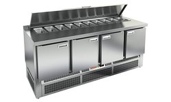 Стол для салатов HICOLD SLE1-1111SN с крышкой