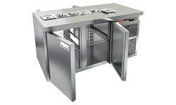 Стол для салатов сквозной HICOLD SL2T-11/SN