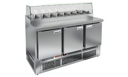 Стол для пиццы HICOLD PZE2-111/GN стекло