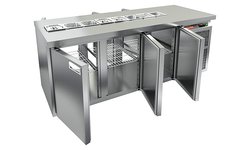 Стол для салатов сквозной HICOLD SL2T-111/GN
