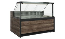 Витрина холодильная Carboma GC111 SM 1,25-1 1008 (статика, газлифт, без боковин)