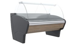 Витрина холодильная Carboma G110 SV 1,25-1-1 (ВХСр-1,25 G110) (статика, выносной агрегат)