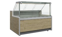 Витрина холодильная Carboma GC111 SM 1,5-1 1010 (статика, газлифт, без боковин)