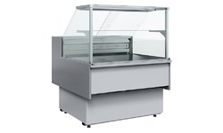 Витрина холодильная Carboma GC110 SM 1,5-1 0011-9006 (статика, с боковинами)