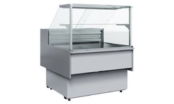 Витрина холодильная Carboma GC110 SV 1,5-1 0011-9006 (статика, с боковинами)