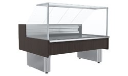 Витрина морозильная Carboma GC110 SL 1,5-1-1 (ВХСн-1,5 GC110) (статика, выносной агрегат, без боковин)