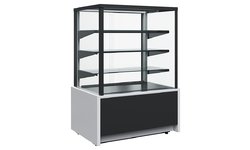 Витрина для шоколада Carboma KC70 VH 0,6-1 Light (9006-9005, черная)