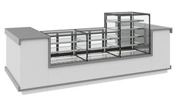 Витрина кондитерская Carboma KC71-110 VV 1,2-1 Built-In COSMO закрытая