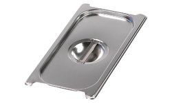 Крышка для гастроемкости Luxstahl 813-L GN 1/3 (327х176) нерж., с ручками
