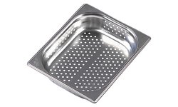 Гастроемкость Luxstahl P812-2 GN 1/2-65 (327х265х65) перф., нерж.