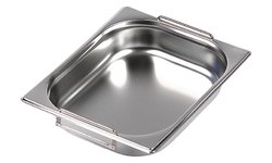 Гастроемкость Luxstahl 812-2 GN 1/2-65 (327х265х65) нерж., с ручками