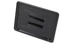 Крышка для гастроемкости Luxstahl JW-P12HCB GN 1/2 (327х265) поликарбонат