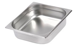 Гастроемкость Luxstahl GN 2/3-100 (327х353х100) нерж.