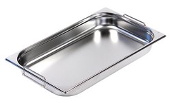 Гастроемкость Luxstahl 811-2 GN 1/1-65 (530х325х65) нерж., с ручками