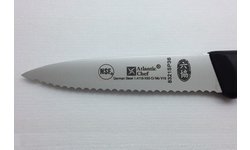 Нож для чистки 8 см с зубчатым лезвием